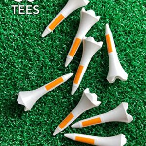 Pride Performance Professional Tee System Plastic Golf Tees (Pack of 30), 1 1/2-Inch