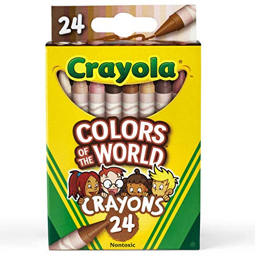 Crayola Bulk Crayon Set, Colors of The World, Multicultural Crayons, School Supplies, 6 Sets of 24 Colors