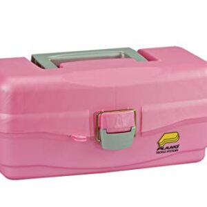 Plano One Tray Tackle Box (Pink), Premium Tackle Storage, Multi, One Size (500089)