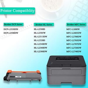 HIINK Compatible Toner Cartridge Replacement for Brother TN-660 TN660 TN630 High Yield Toner Cartridge use with HL-L2300D HL-L2305W HL-L2340DW HL-L2360DW HL-L2380DW MFC-L2680W(Black, 3-Pack)
