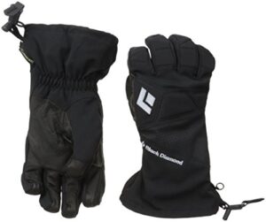 black diamond enforcer cold weather gloves, black, large