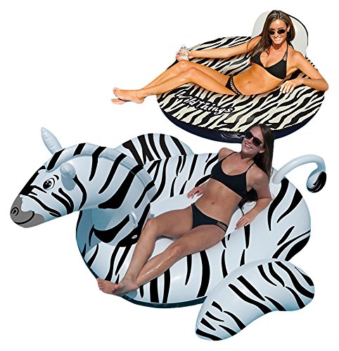 Swimline Wildthings Zebra Swimming Pool Floats Combo Pack