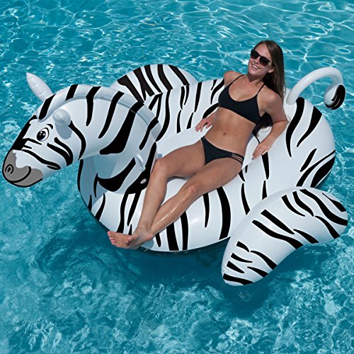 Swimline Wildthings Zebra Swimming Pool Floats Combo Pack