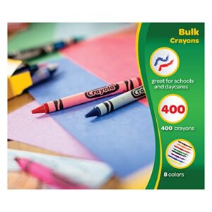 Crayola Crayon Classpack, Large Crayons, 400ct, Bulk Crayons for Classroom, School Supplies for Teachers