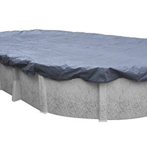 Pool Mate 461521-PM Classic Winter Oval Above-Ground Pool Cover, 15 x 21-ft, Azure Blue