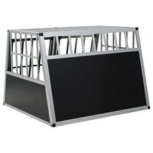 vidaXL Dog Cage with Double Door 37"x34.6"x27.2"