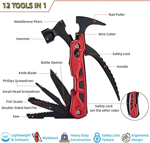 Multitool Hammer Portable Tools 12 in 1