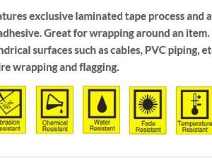 NEOUZA Compatible with Brother ptouch Label Tape Laminated Tze Tz FX231 Cartridge Label 12mmx8m TZeFx231 Flexible Cable Wire Black on White (5)