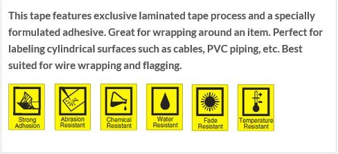 NEOUZA Compatible with Brother ptouch Label Tape Laminated Tze Tz FX231 Cartridge Label 12mmx8m TZeFx231 Flexible Cable Wire Black on White (5)