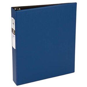 Avery Economy 3 Ring Binder, 1.5" Round Rings, 1 Blue Binder (03400)