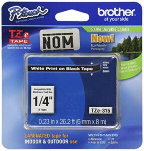 brother 0.23″x 26.2′ continuous form label (tze315)