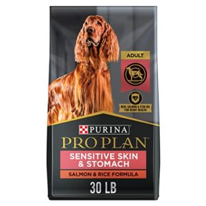 purina pro plan sensitive skin and stomach dog food salmon and rice formula – 30 lb. bag
