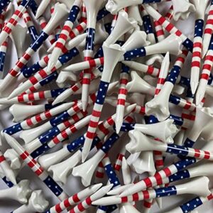 2-3/4″ pride performance golf tees, stars and stripes, 100 count