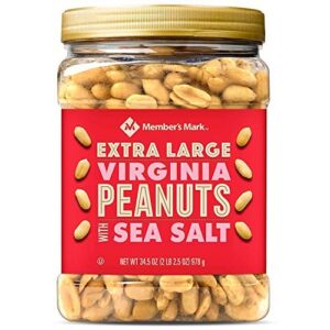 Member's Mark Extra Large Virginia Peanuts (34.5 Ounce), 3 Pack