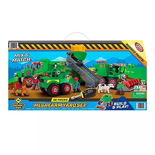 Member's Mark 39-Piece Mega Play Set - Mega Farm Yard Set