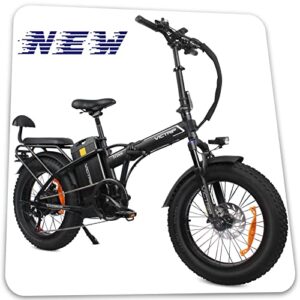 32ah large battery 100 miles long range 750w folding electric bike for adults shimano 7-speed cruise control dual shock absorber color display step-thru commuter bike with 2 seat ul certified …