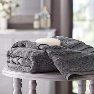 Member Marks Hotel Premier Collection 100% Cotton Luxury Bath Towel (Grey, Bath Towel)