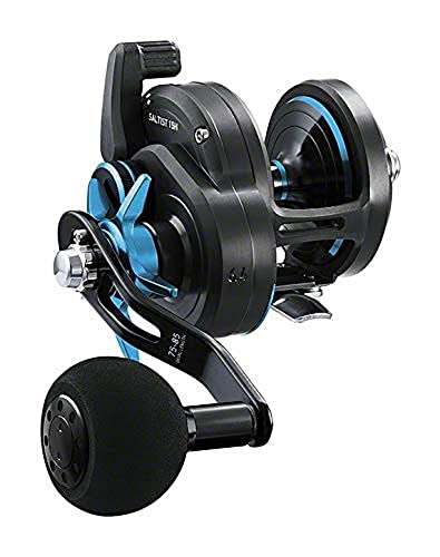 Daiwa SALTIST30H Saltist Star Drag Casting Reel, Size 30, 6.4: 1 Gear Ratio, 5 Bearings, 39.50" Retrieve Rate, Right Hand, Black