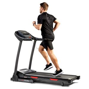 sunny health & fitness folding incline treadmill with optional exclusive sunnyfit® app and smart bluetooth connectivity – sf-t7705smart