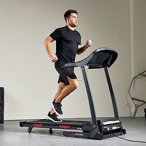 Sunny Health & Fitness Folding Incline Treadmill with Optional Exclusive SunnyFit® App and Smart Bluetooth Connectivity - SF-T7705SMART