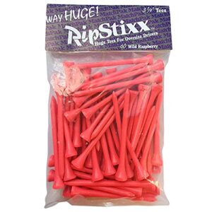 Pride Golf Tee 3-1/4" Way Huge RIPSTIXX Golf Tee (60 Count), Citrus Pink