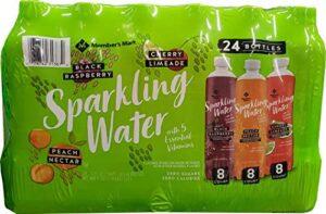 member’s mark sparkling water sweetened, 408 fluid ounce