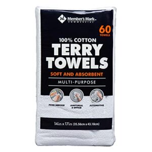 member’s mark terry towels (60 pk.)