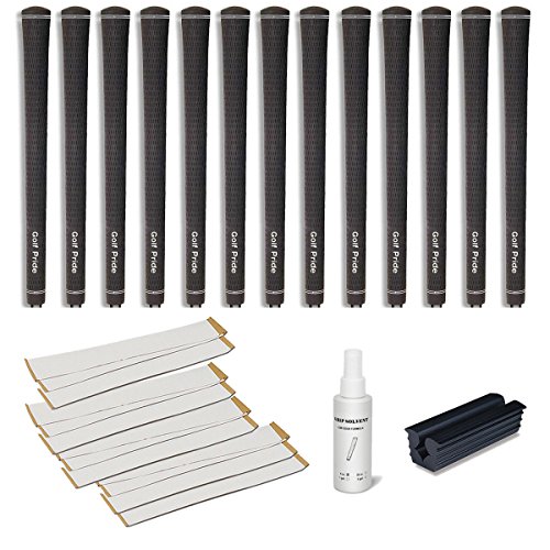 Golf Pride Tour Velvet Junior - 13 pc Golf Grip Kit (with Tape, Solvent, Vise clamp)