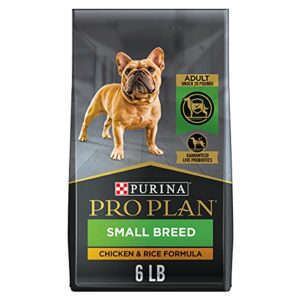 purina pro plan high protein small breed dog food, chicken & rice formula – (5) 6 lb. bags