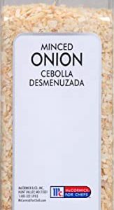 McCormick Culinary Minced Onion, 17 oz - One 17 Ounce Container of Dried Minced Onion Flakes, Perfect for Soups, Sauces, Meatballs, Relishes and Casseroles