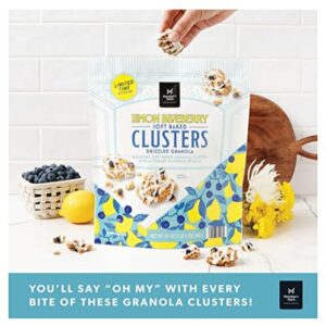 Member's Mark Lemon Blueberry Drizzled Granola Clusters (24 Ounce), 1.5 Pound (Pack of 1)