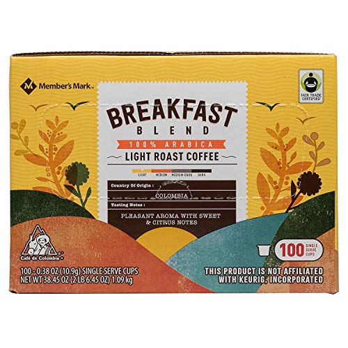Member's Mark Breakfast Blend Coffee 100/0.38 Oz Net Wt 38.45 Oz,, ()