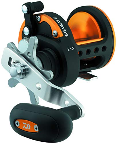 Daiwa SGT30H Seagate Star Drag Saltwater Reel, 30, 6.1: Gear Ratio, 6CRBB, 1RB Bearings, 15.40 lb Max Drag, Right Hand,black