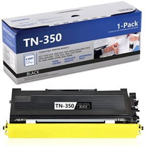 mandboy compatible replacement for brother tn-350 tn350 toner-cartridge (black), work with dcp-7010 intellifax 2820 mfc-7220 hl-2040 printer cartridge, 1-pack