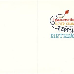 RSVP Birthday Greeting Card for Brother: When We Were Little : Kites and Bicycle by Becca Cahan