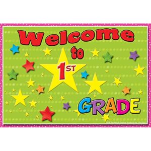 Top Notch Teacher Products TOP5117 Welcome to 1st Grade Postcards, 4.1" Wide, 6" Length, 0.4" Height (30 per Package)