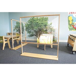 whitney brothers nature view floor standing partition 48w (wb0538)