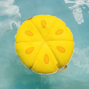 Big Joe Fruit Slice Small No Inflation Needed Pool Float, Lemon Mesh, 4ft Big