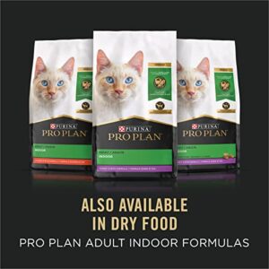 Purina Pro Plan Indoor Cat Food, Indoor Care Salmon and Rice in Sauce Entree - (24) 3 oz. Pull-Top Cans