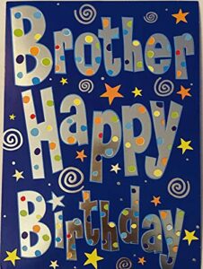 brother happy birthday – birthday 1card/ 1 envelope