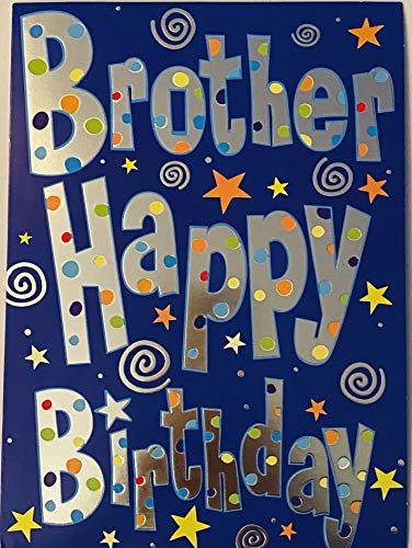 Brother Happy Birthday - Birthday 1CARD/ 1 ENVELOPE
