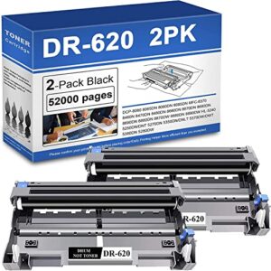 tcxlink (2 pack) dr-620 dr620 drum unit replacement for brother hl-5240 hl-5250dn/dnt mfc-8370 mfc-8470dn mfc-8690dn dcp-8060 printer toner.