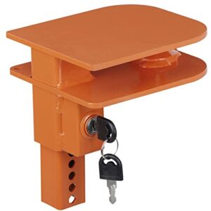 dorbuphan secure trailer hitch lock, steel ball and ring hitch lock, powder coated finish fit for boat, car, utility trailer and etc.