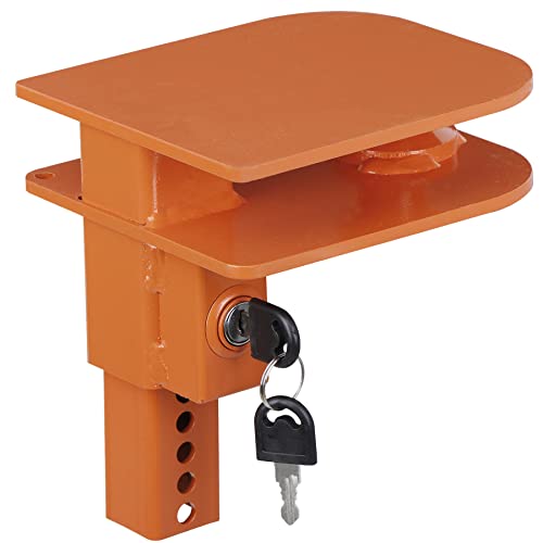 DorBuphan Secure Trailer Hitch Lock, Steel Ball and Ring Hitch Lock, Powder Coated Finish Fit for Boat, car, Utility Trailer and etc.