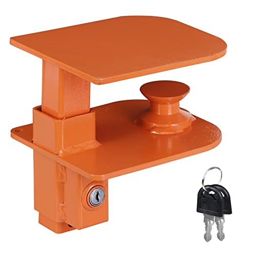 DorBuphan Secure Trailer Hitch Lock, Steel Ball and Ring Hitch Lock, Powder Coated Finish Fit for Boat, car, Utility Trailer and etc.