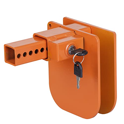 DorBuphan Secure Trailer Hitch Lock, Steel Ball and Ring Hitch Lock, Powder Coated Finish Fit for Boat, car, Utility Trailer and etc.