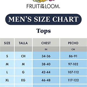 Fruit of the Loom Men's Stay Tucked Crew T-Shirt - X-Large - White (Pack of 6)