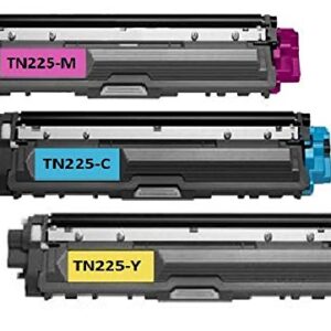 Calitoner Compatible Laser Toner Cartridges Replacement Brother TN221 TN225 for Brother MFC-9130CW, MFC-9330CDW, MFC-9340CDW, HL-3140CW, HL-3170CDW Printer- (3 Pack)