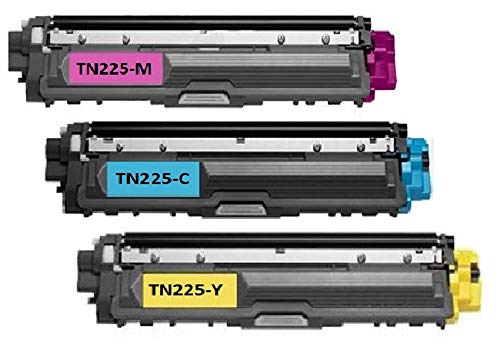 Calitoner Compatible Laser Toner Cartridges Replacement Brother TN221 TN225 for Brother MFC-9130CW, MFC-9330CDW, MFC-9340CDW, HL-3140CW, HL-3170CDW Printer- (3 Pack)