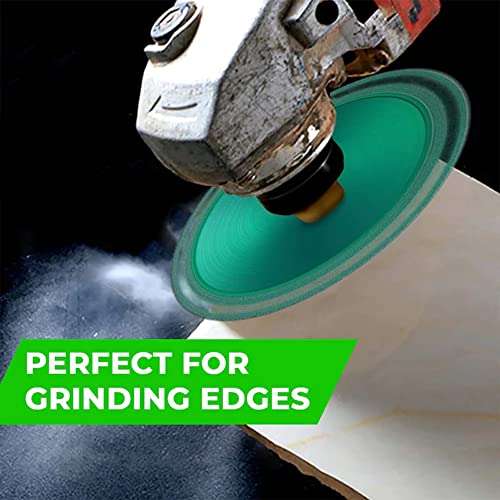 Indestructible Disc 2.0 - Cut Everything in Seconds, Indestructible Disc for Angle Grinder, 4" x 1/25" x 4/5” Diamond Cutting Wheels for Smooth Cutting, Chamfering, Grinding of All Materials (3-Pack)